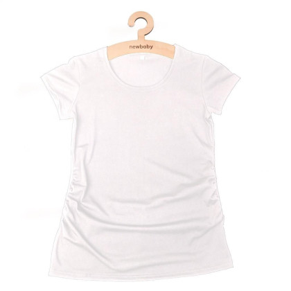 Těhotenské tričko New Baby bílá 