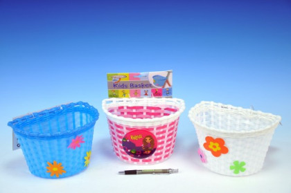 Košík na dětské kolo MODRÝ