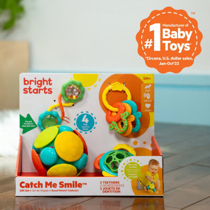 Hračka multisenzorická set Catch Me Smile™ 4 ks 3 m+ Bright Starts