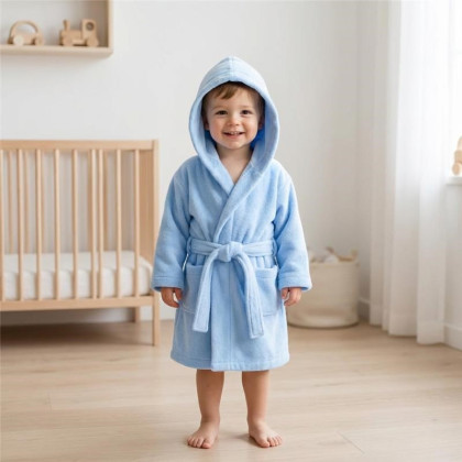 Dětský froté župan New Baby blue