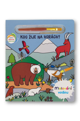 Malování vodou - Kdo žije na horách?