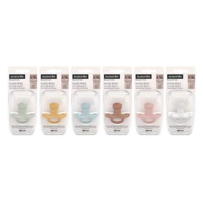 Šidítko anatomické silikon 6-18 m SX PRO Colour Essence Suavinex