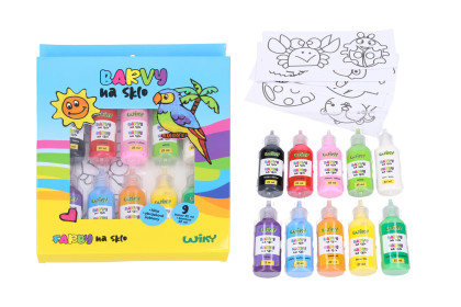 Barvy na sklo 9+1 22 ml