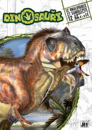 Omalovánky A4+ - Dinosauři