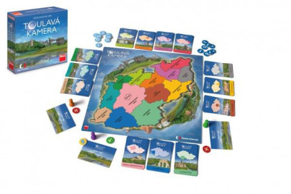 Toulavá kamera rodinná společenská hra v krabici 24x24x6 cm