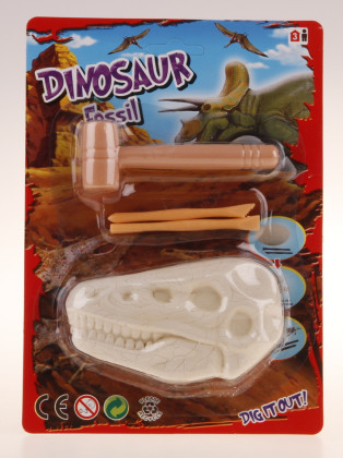 Tesání Zkamenělina Dinosaurus