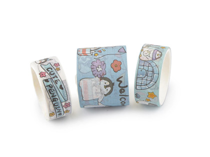 Ozdobná lepicí páska dětské motivy sada Washi 