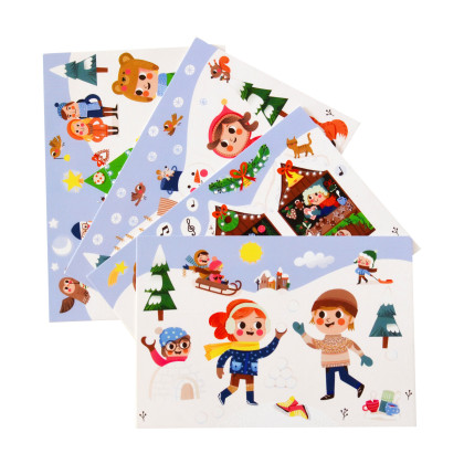 Magnetická kniha Vánoce – Christmas Magnetic Book Edukid