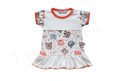 Šatičky krátky rukáv Medvídek Baby Service