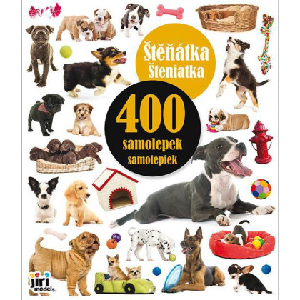 400 samolepek Štěňátka