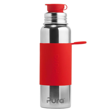 Nerezová láhev se sportovním uzávěrem, Pura 850 ml
