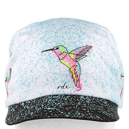 Funkční kšiltovka s neoprenovým kšiltem a UV filtrem 40+Coolmax Kolibřík bílá RDX