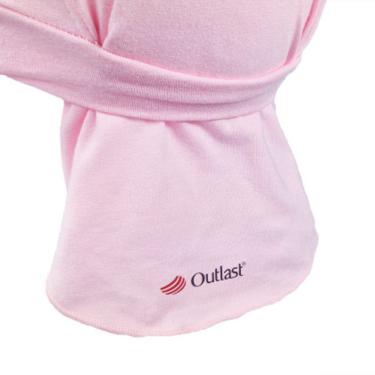 Kšiltovka tenká pirát Outlast®s UV faktorem 50+, růžová baby/růžová baby kytičky