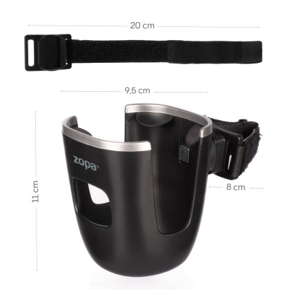 Držák na pití na kočárek Ultra, Black