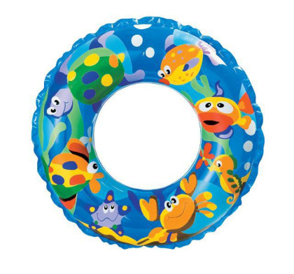 Nafukovací kruh 61 cm Transparent