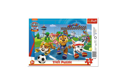 Puzzle deskové Tlapková patrola 33x23 cm 15 dílků Trefl