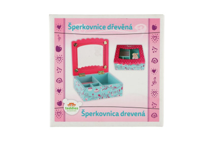 Šperkovnice Princess odklápěcí , dřevěná