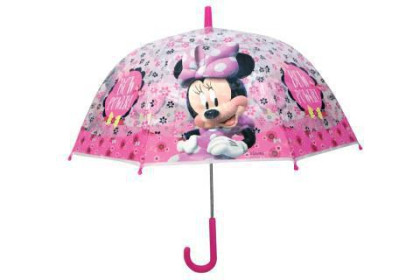 Deštník Minnie manuální průhledný