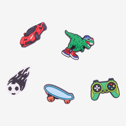 Amulety - ozdoby na boty Amuletz Set boy mix Coqui