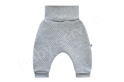 Zimní prošívané kalhoty buggy šedé Baby Service