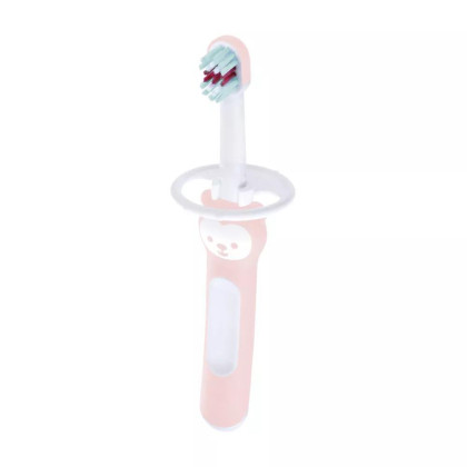 Mam Baby´s Brush - dětský zubní kartáček 6m+ s bezpečnostním krytem