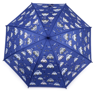 Dětský deštník kouzelný modrá auta