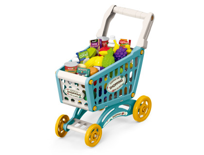 Nákupní vozík s potravinami 40 x 24,5 x 44 cm
