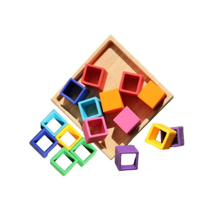 Silikonové kreativní puzzle BBLÜV Blöx