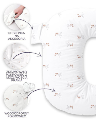 Polohovací polštář MiniRelax jersey 150 cm Babymatex