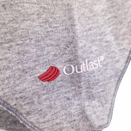Šátek tenký kšilt Outlast® UV 50+ Šedý melír