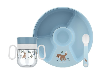 Dětská jídelní sada 3-dílná Forest Friends Little Dutch