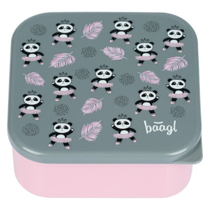 Box na svačinu 4 v 1 Panda Baagl