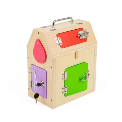Activity board domeček Bigjigs Toys