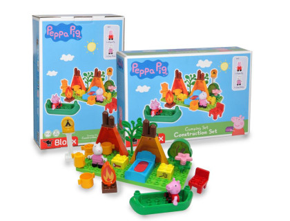 PlayBig BLOXX Peppa Pig Kempingová sada 25 ks 