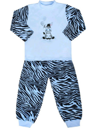 Dětské bavlněné pyžamo New Baby Zebra s balónkem modré Vel. 128