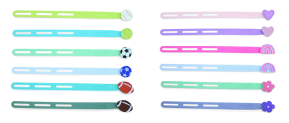 Silikonové gumičky na wrapy 6 ks Melii