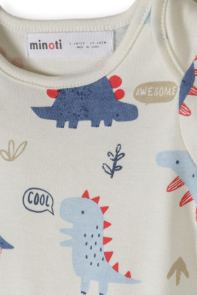 Chlapecké kojenecké body s dinosaury 5pack Minoti