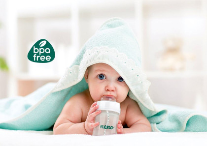Láhev kojenecká antikoliková 240 ml, 3 m+ Neno