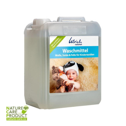 Prací gel na vlnu, hedvábí a kůži (pro děti-bez lanolinu) - 5 l