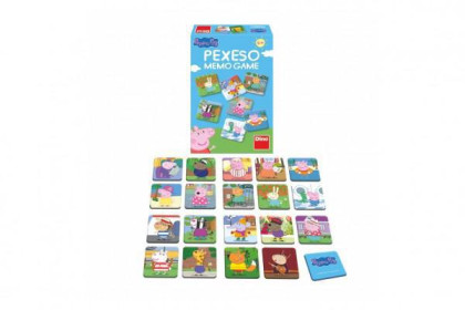 Pexeso Prasátko Peppa/Peppa Pig 48 pevných kartiček 