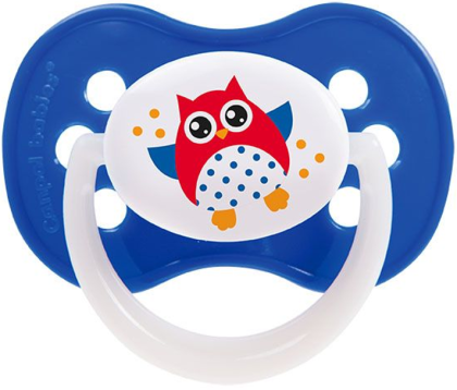 Šidítko 6-18m silikonové symetrické Sova - TYRKYSOVÉ 2. jakost
