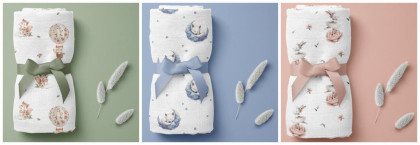 Bambusová plenka Lux 75 x 75 cm BocioLand