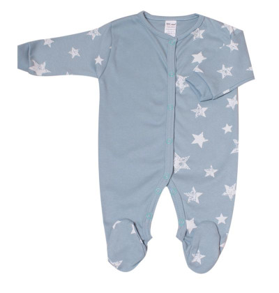 Kojenecký overal dlouhý rukáv/nohavice Hvězdy Modrý MKCool