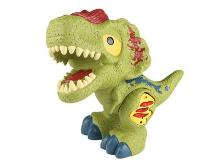 Dinosaurus s efekty zelený 26 x 18 x 13 cm