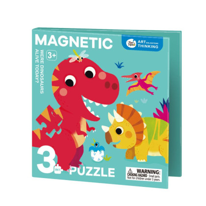 Magnetické svítící puzzle 3v1 Dinosauři Jarmelo