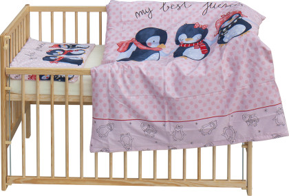 Dětská postýlka s kompletní výbavou 120 x 60 cm  Scarlett Pimpi