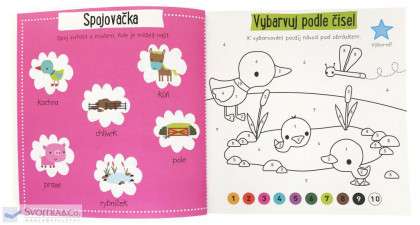 Svojtka Na statku - aktivity s pěnovými samolepkami