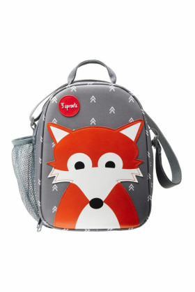 Taška na svačinu 3 Sprouts - Fox Orange Gray