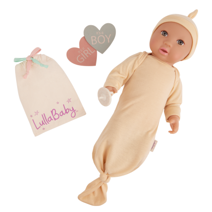 Panenka 35 cm s překvapením Gender Reveal LullaBaby