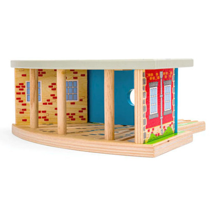Trojité depo s vraty Bigjigs Rail